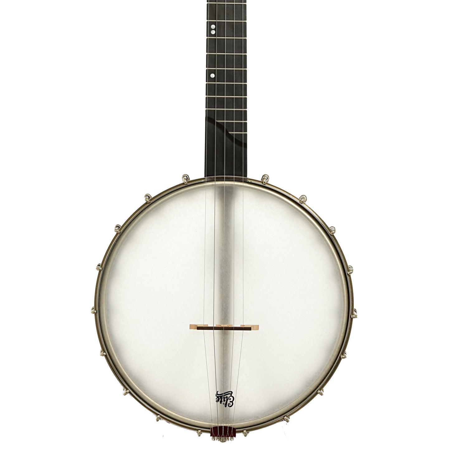 Front of Chuck Lee Lone Star Custom Open Back Banjo