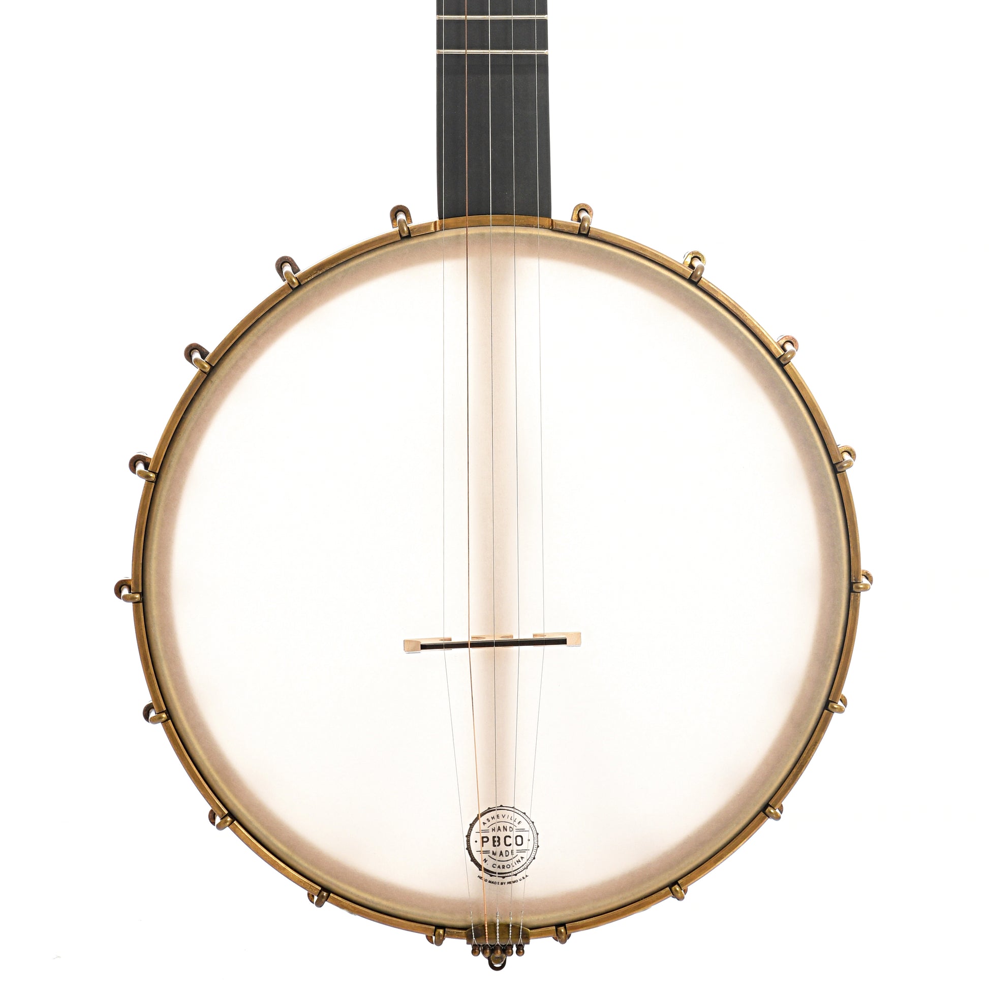 Front of Pisgah Banjo Co. 12" Appalachian Custom Openback Banjo 