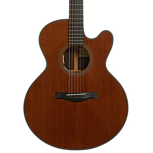 Front of Santa Cruz Fingerstyle Acoustic Guitar 