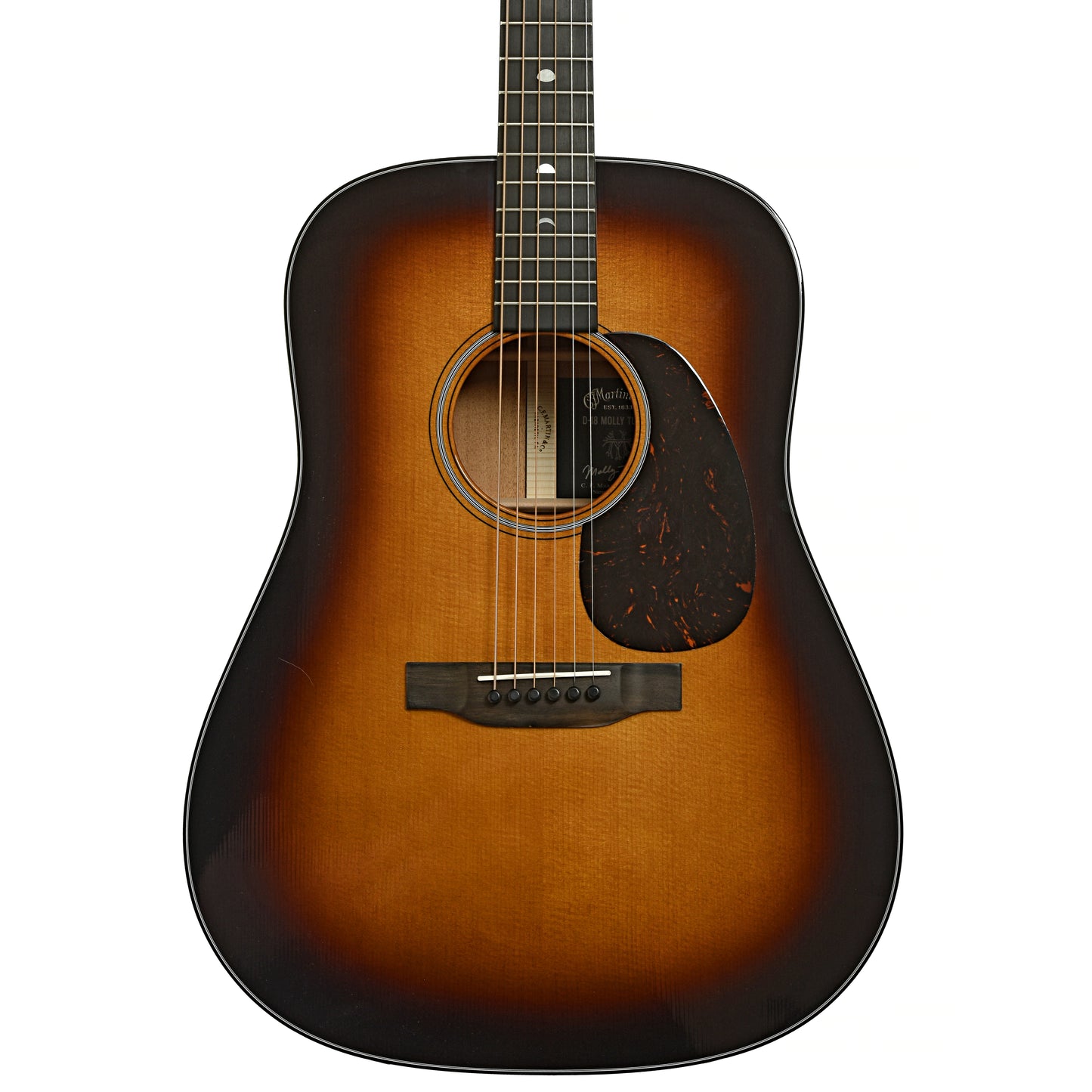 Front of Martin D-18 Molly Tuttle Guitar