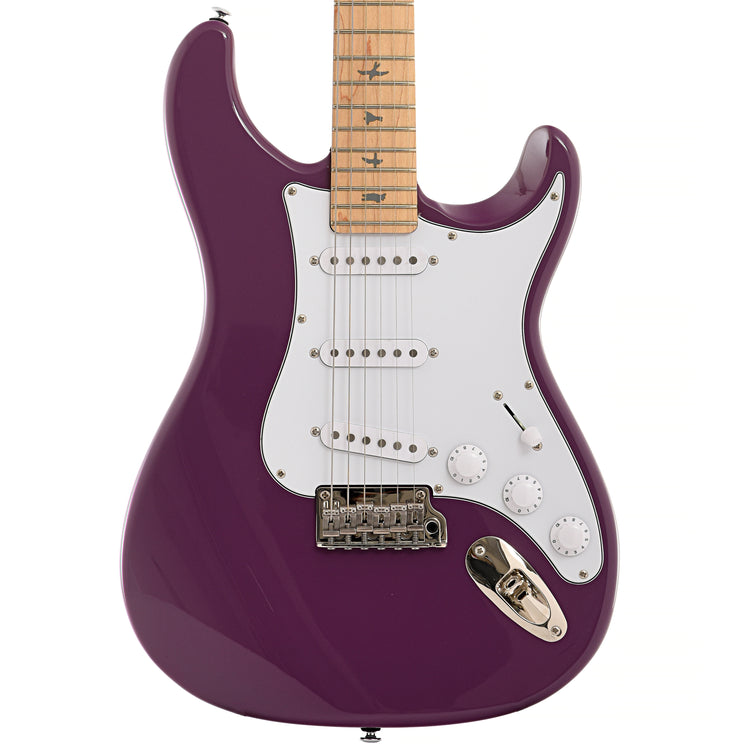 Front of PRS SE Silver Sky Maple Electric Guitar, Summit Purple