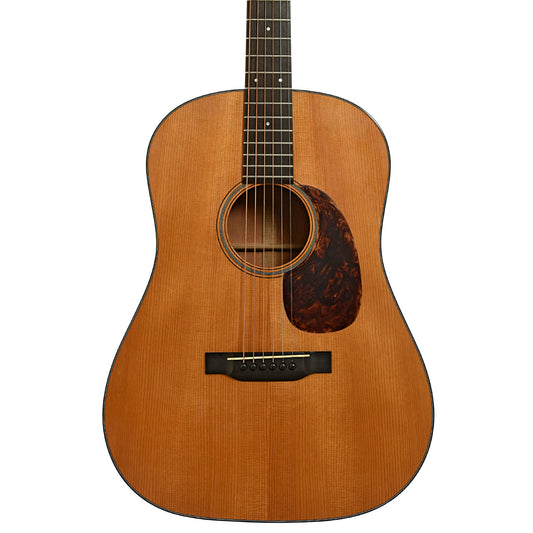 Front of Pre-War Guitars Co. 12-Fret Dreadnought Mahogany, Level 1 Aging Acoustic Guitar