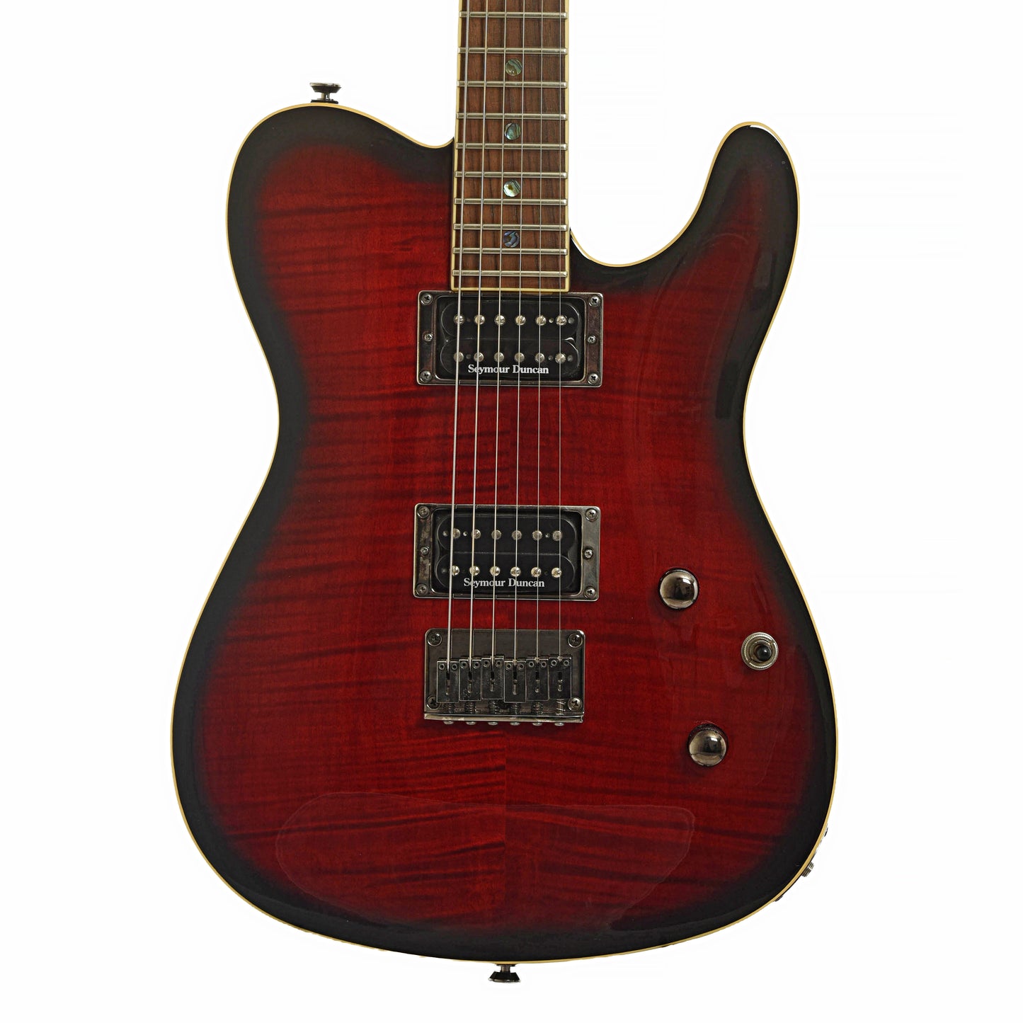 Front of Fender Custom Telecaster FMT Electric Guitar