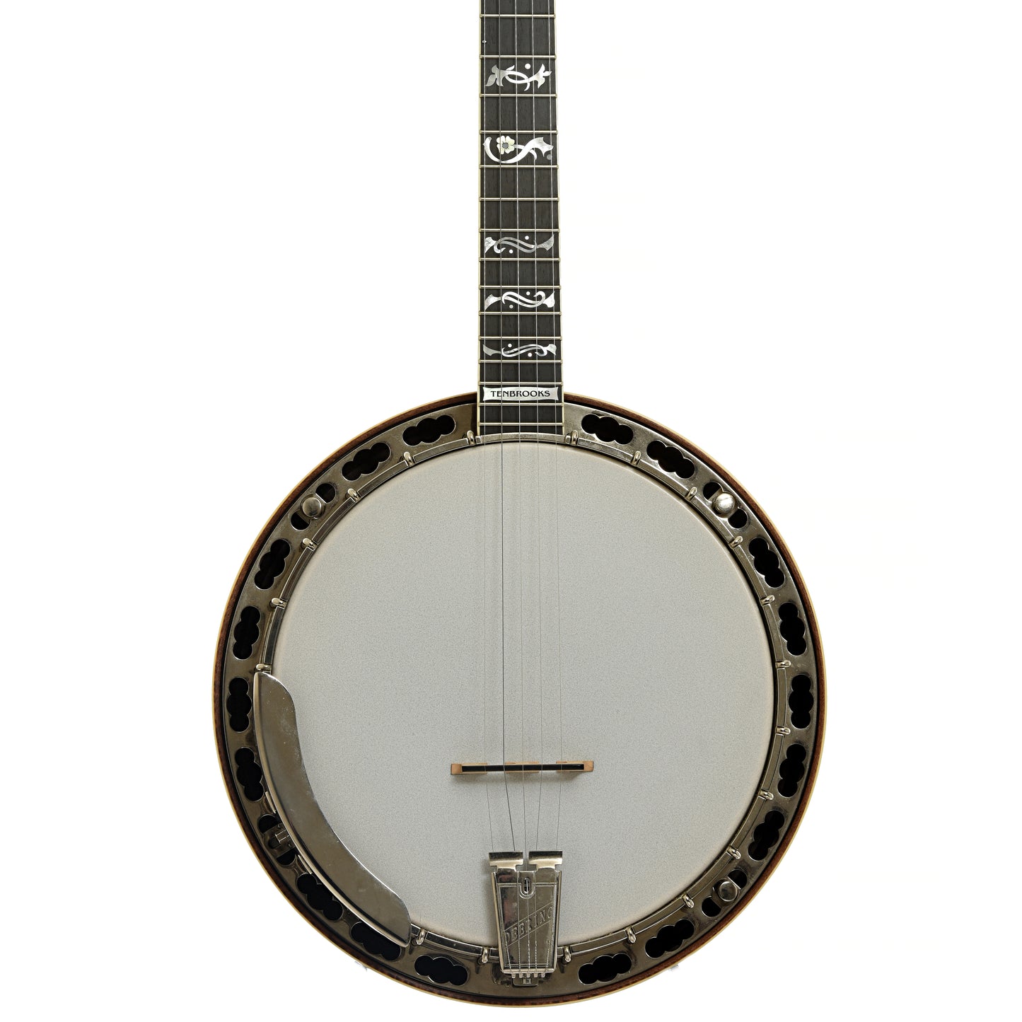 Front of Deering Tenbrooks Saratoga Star Resonator Banjo