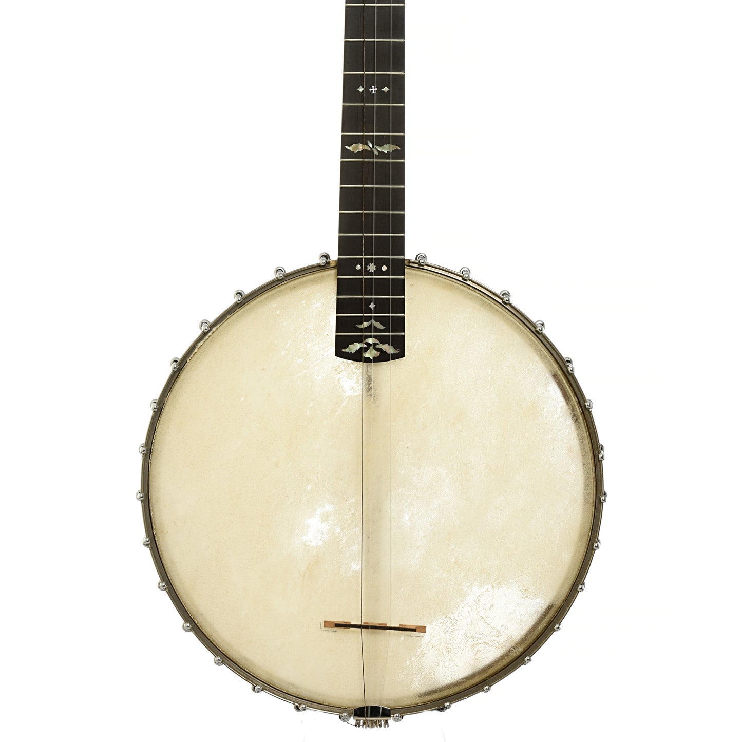 Front of L.B. Gatcomb The Monarch Open Back Banjo