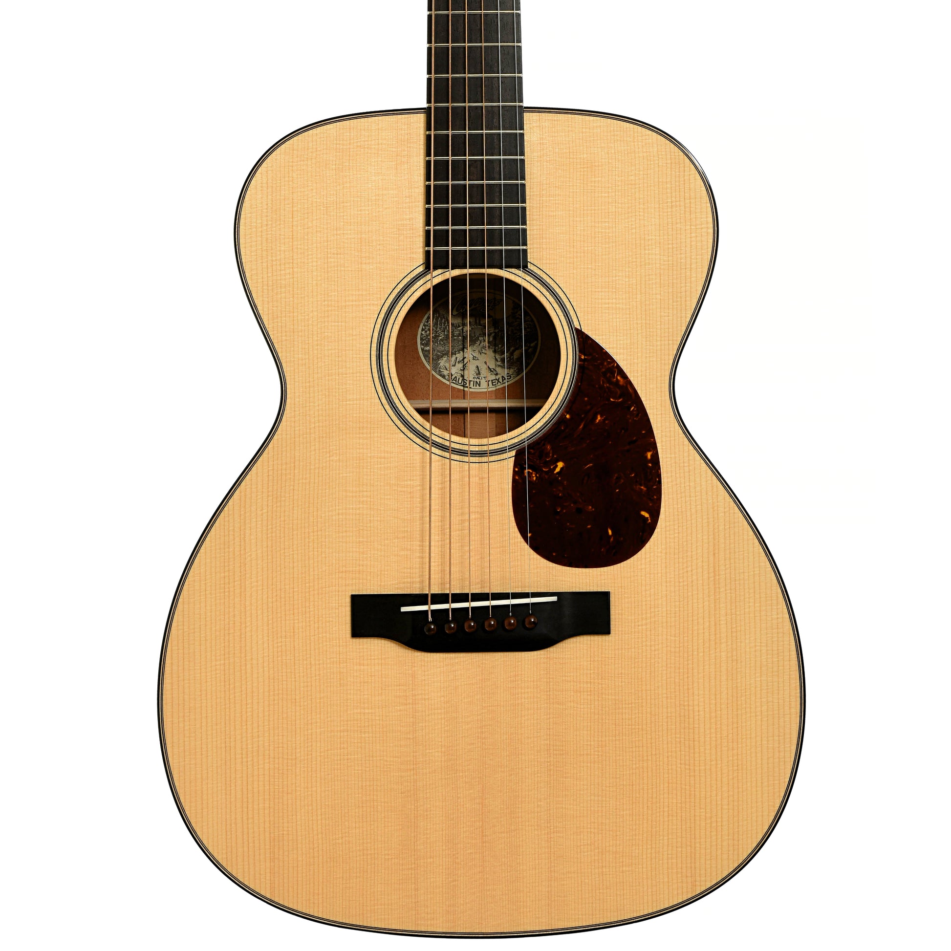 Front of Collings OM1T Traditional Acoustic Guitar