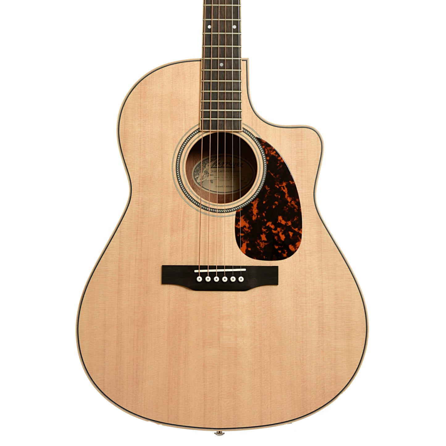 Front of Larrivee LV-03 Recording Series L Body Acoustic Guitar