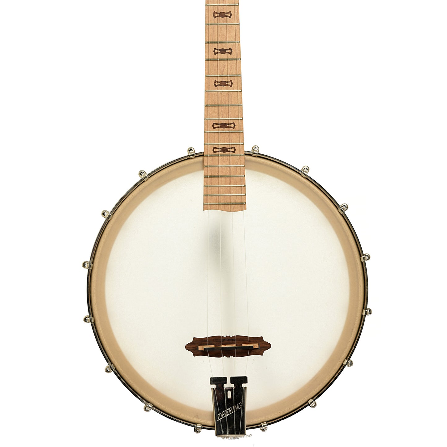 Front of Deering Goodtime Tenor Banjo Ukulele 