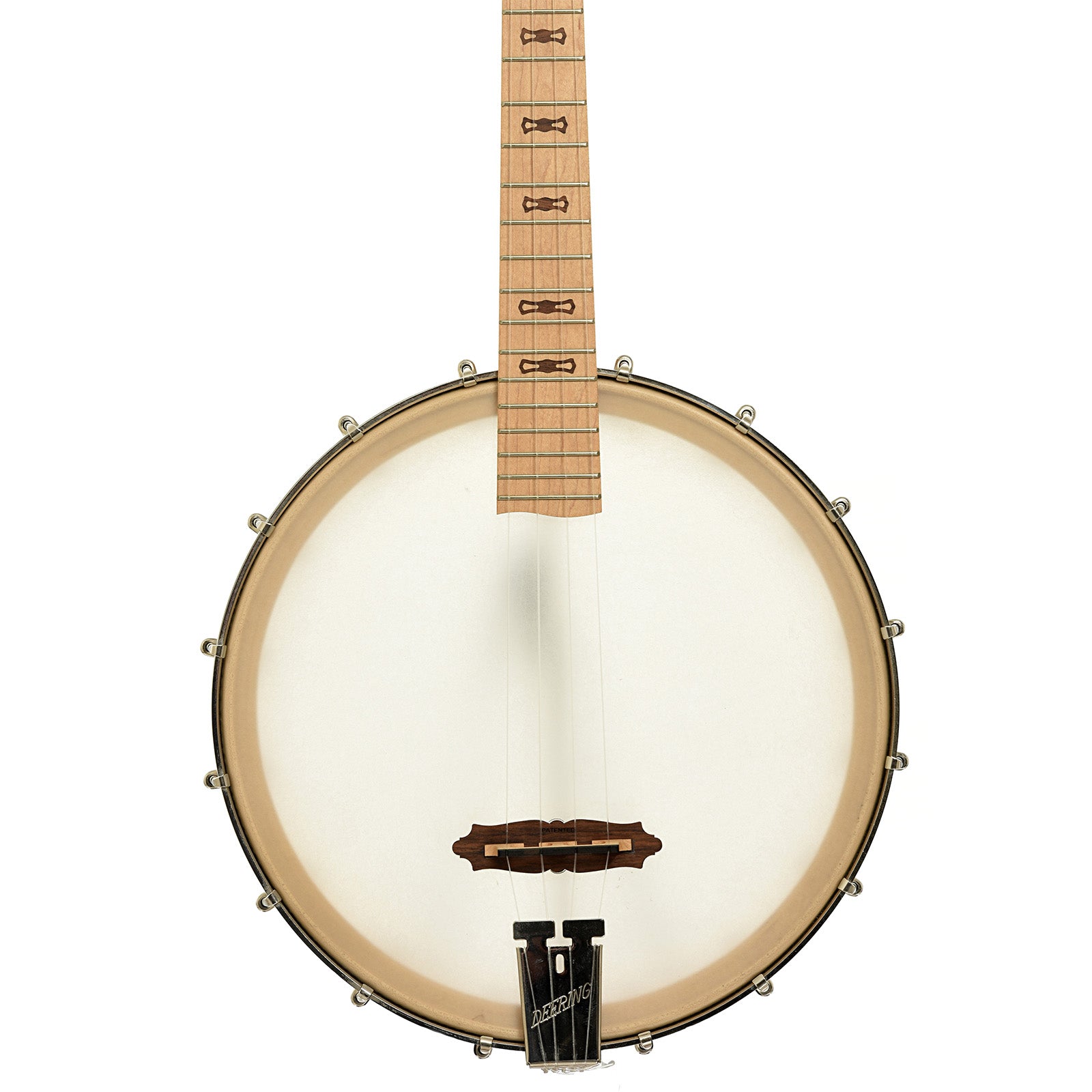 Front of Deering Goodtime Tenor Banjo Ukulele 