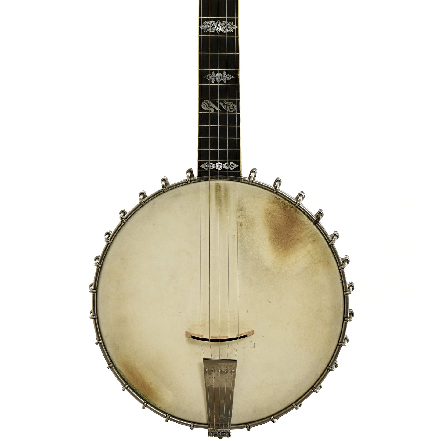 Front of Fairbanks Whyte Laydie No.7 Open Back Banjo