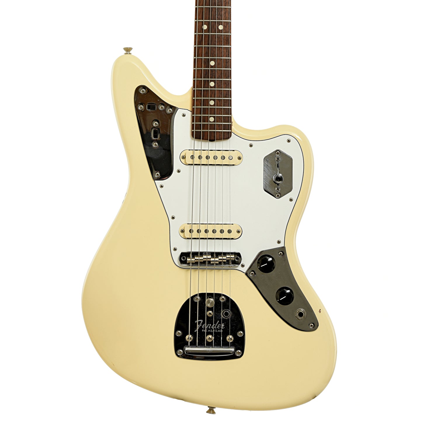 Front of Fender Johnny Marr Jaguar Electric Guitar 