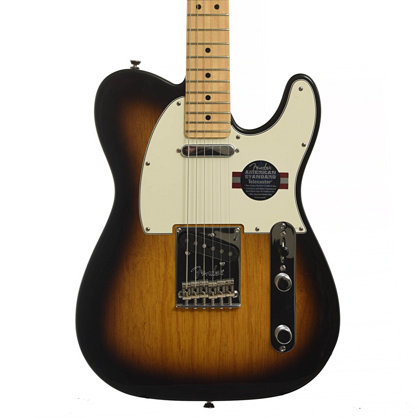 Front of Fender New American Standard Telecaster Electric Guitar 