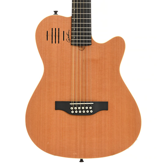 Front of Godin A12 12-String Acoustic-Electric 