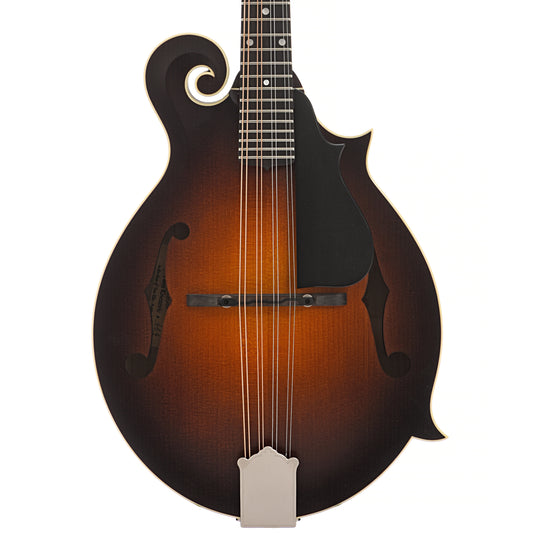 Front of Pava F5 Satin Model F-Mandolin, Full Sunburst