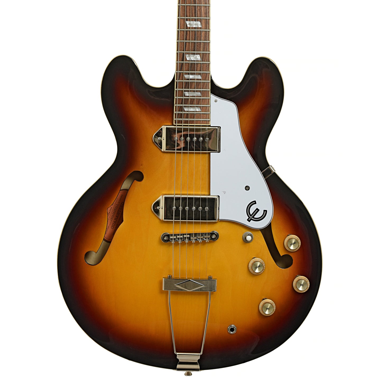 Front of Epiphone Casino VS Hollowbody Electric Guitar