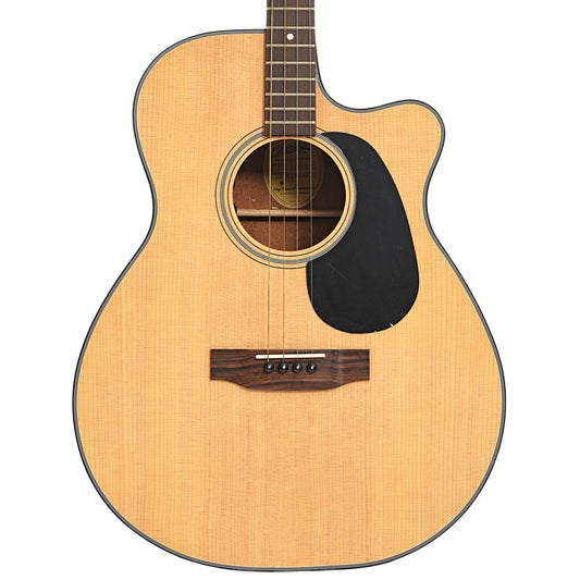 Front of Blueridge Contemporary Series BR-40TCE Tenor Cutaway Acoustic / Electric Guitar