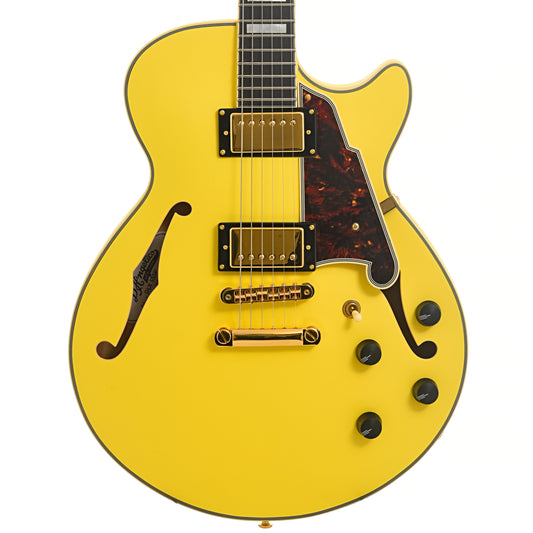 Front of D'Angelico DLX-SSSP Hollow Body 