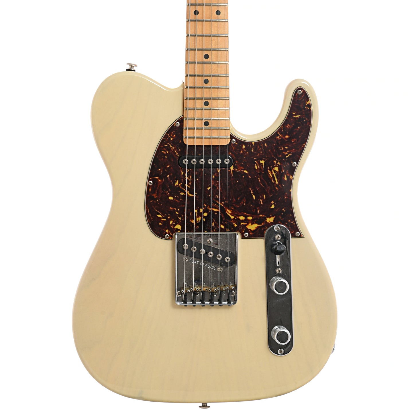 Front of G&L Asat Classic Electric Guitar