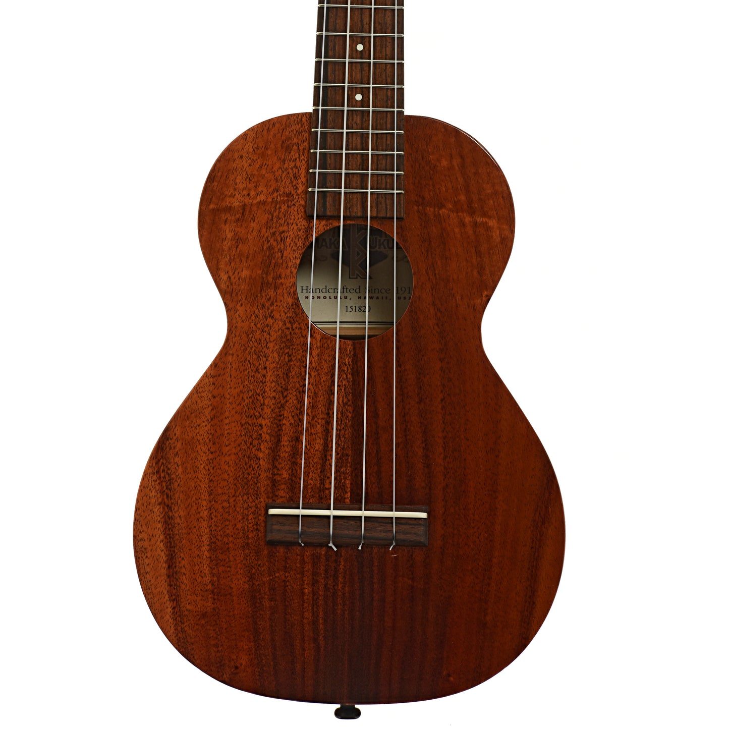 Front of Kamaka HF-2 Concert Ukulele