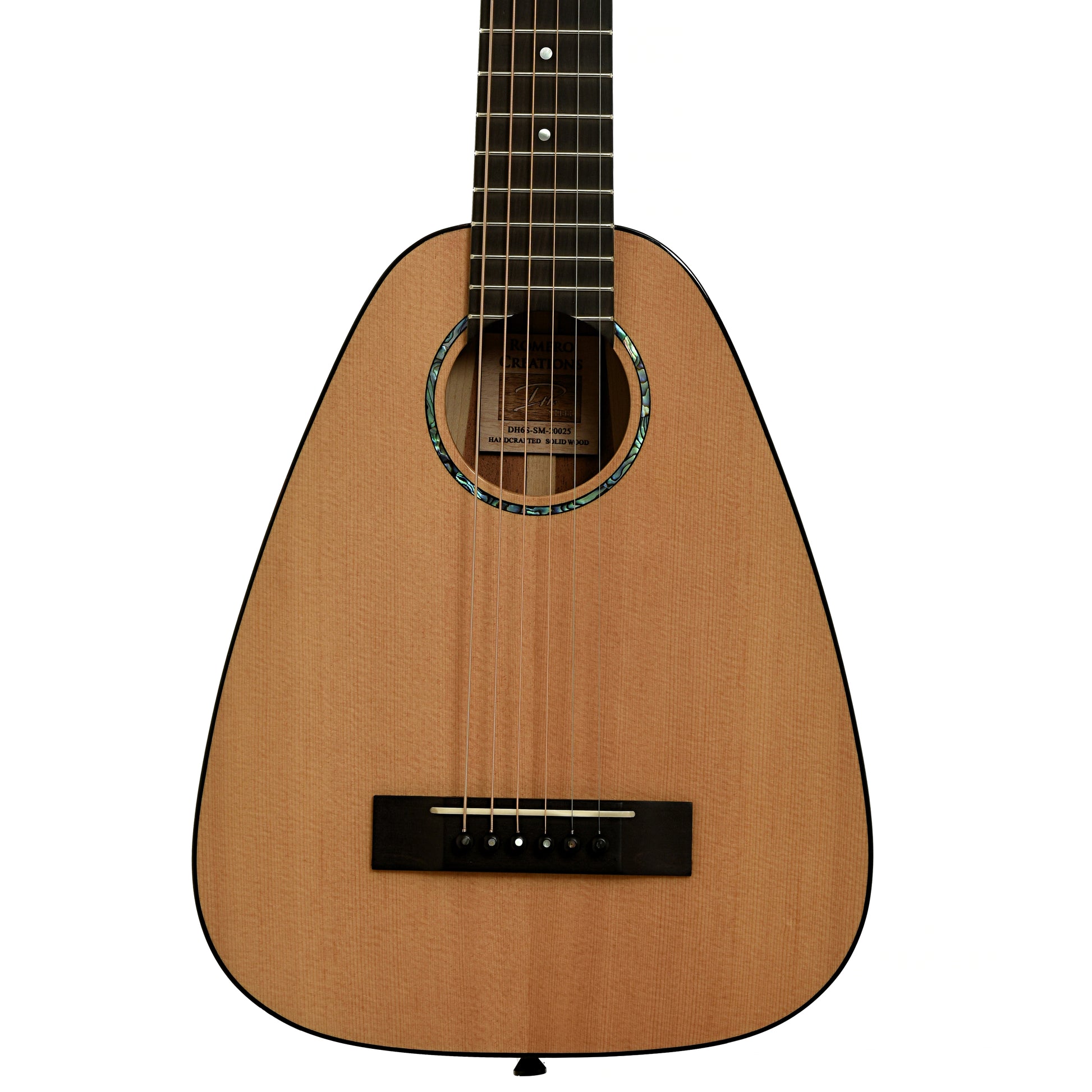 Front of Romero Daniel Ho DH6S-SM Guitar