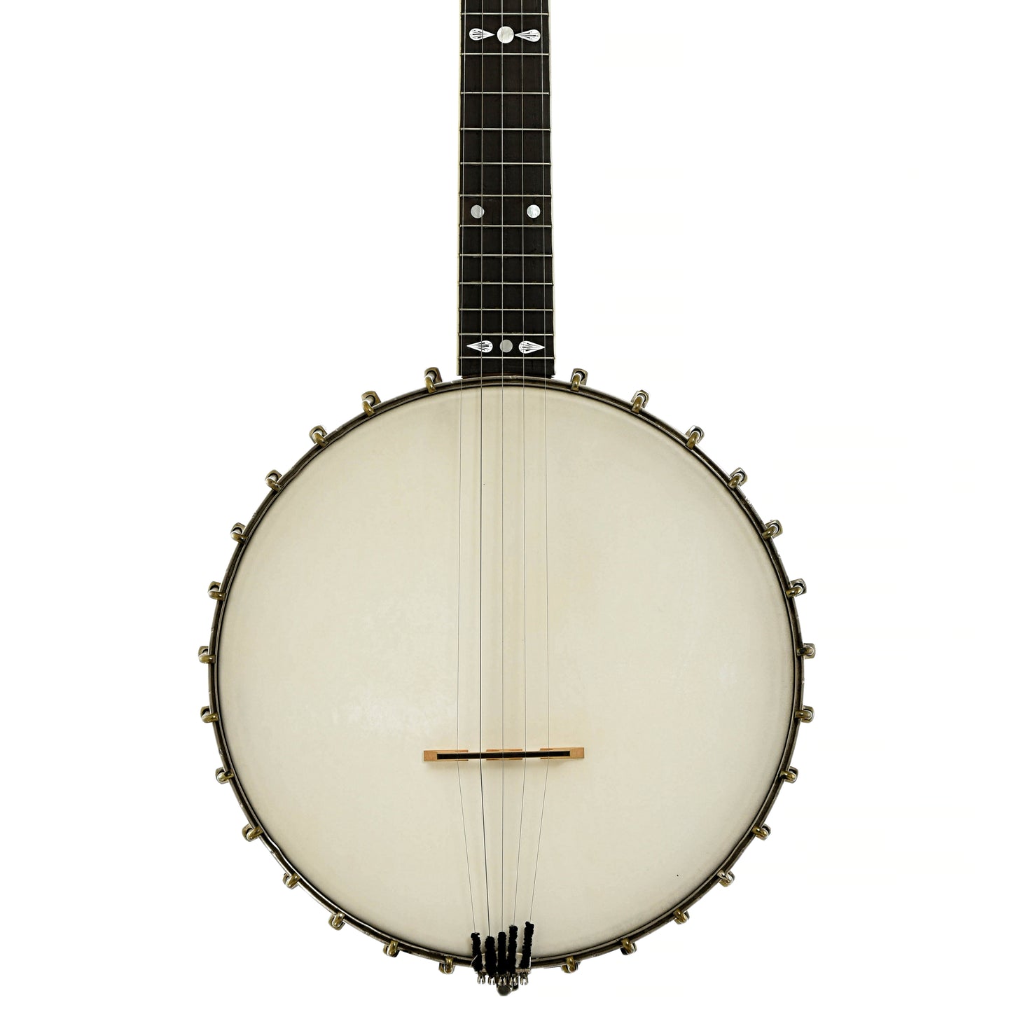 Front of Fairbanks Imperial Electric No.0 Open Back Banjo