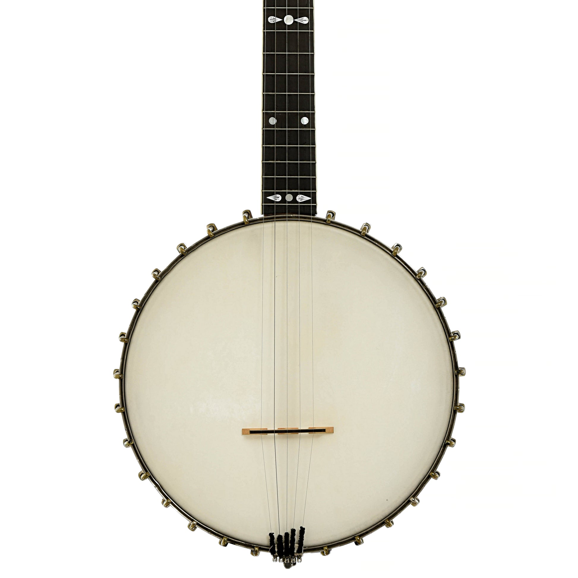 Front of Fairbanks Imperial Electric No.0 Open Back Banjo