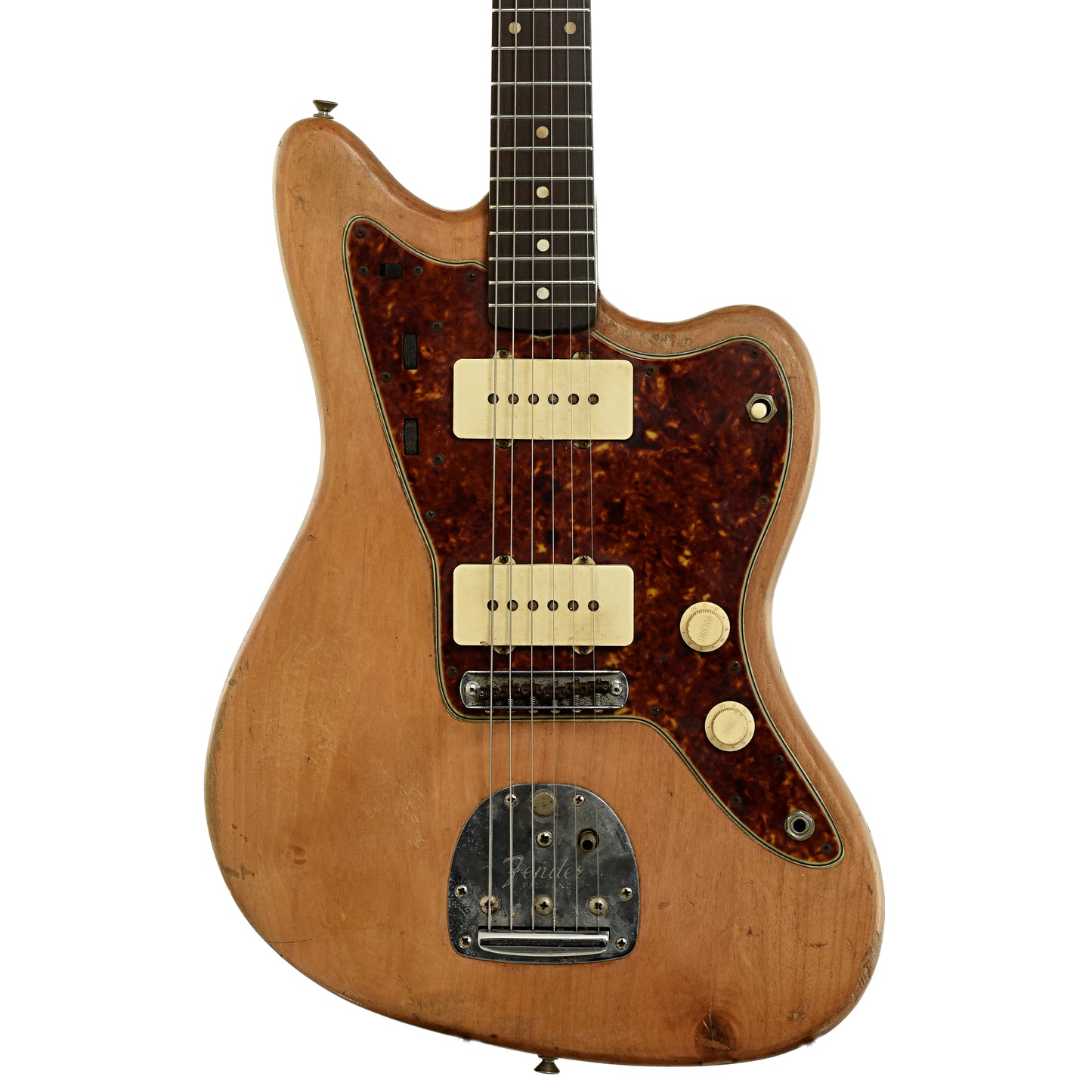 Front of Fender Jazzmaster Electric Guitar 