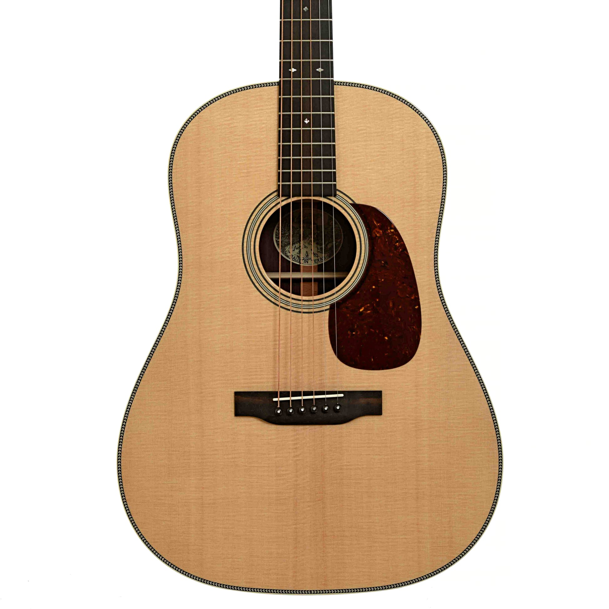 Front of Collings DS2H 12-Fret Acoustic Guitar & Case, Shopworn