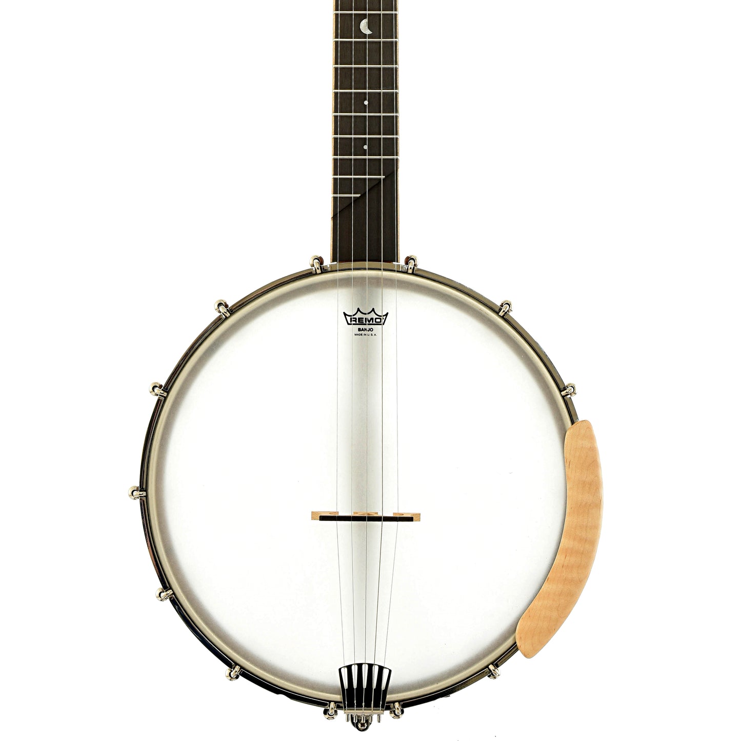 Front of Gold Tone Lefthanded HM-100 High Moon Openback Banjo 