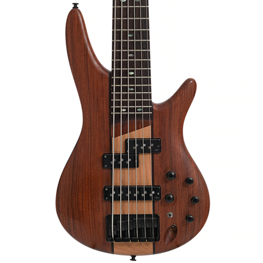 Front of Ibanez ST756 6-String Electric Bass (2010s)