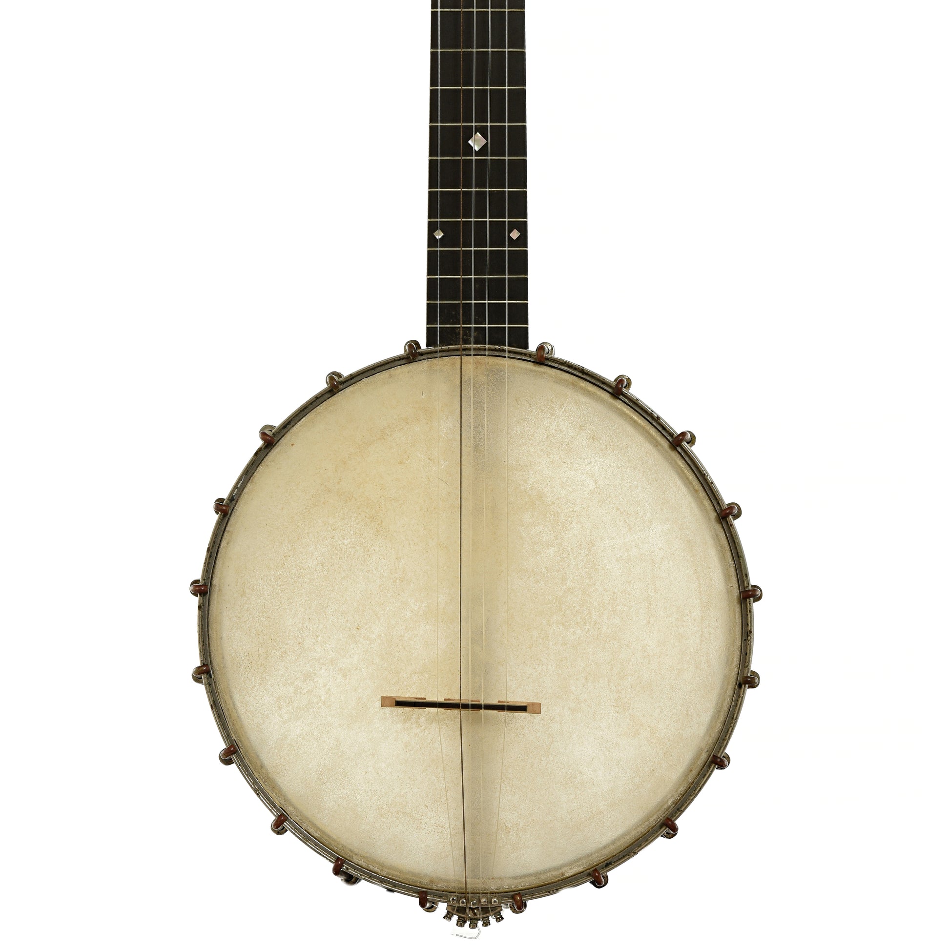 Front of S.S. Stewart American Princess Openback Banjo