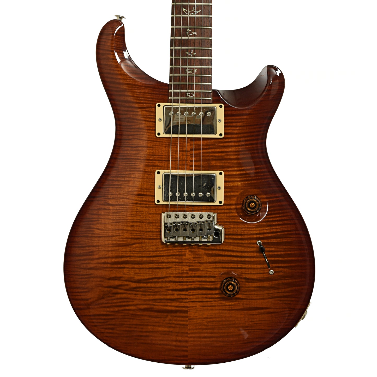 Front of PRS Custom 24 10-Top Electric Guitar 