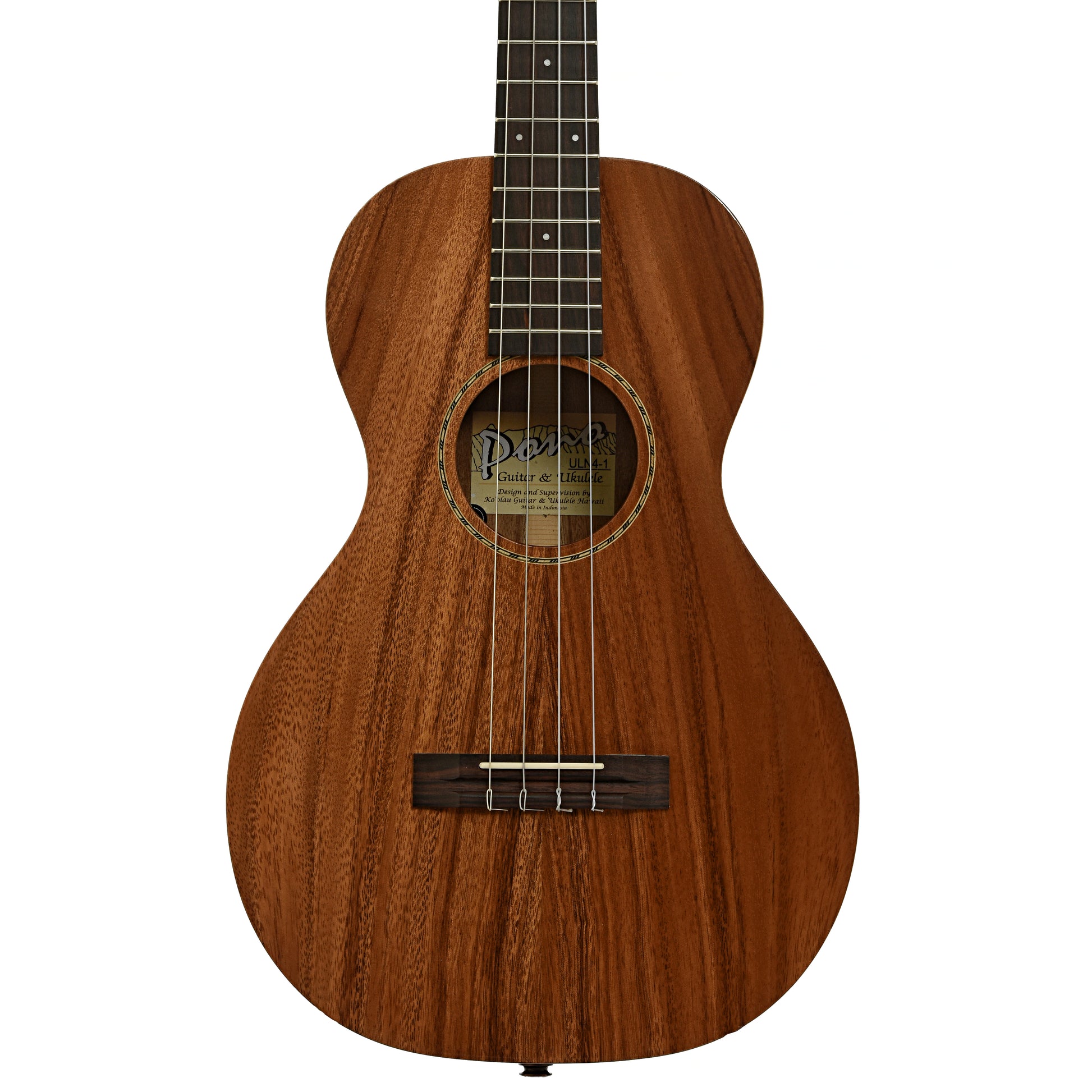 Front of Pono ULN4-1 Big Baritone Ukulele