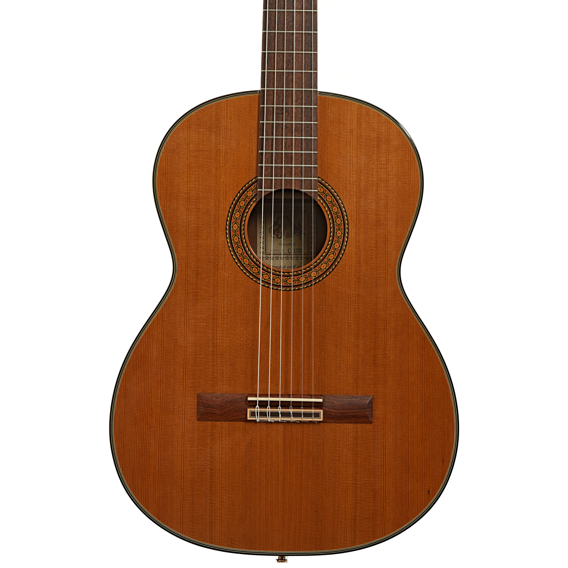 Front of Takamine C-132S Classical Guitar 