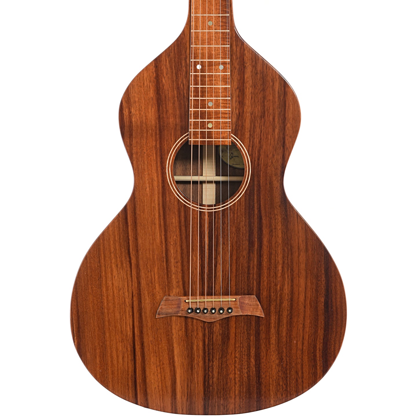 Front of Traditional American Acoustics Style 1 Hawaiian Guitar (2023)