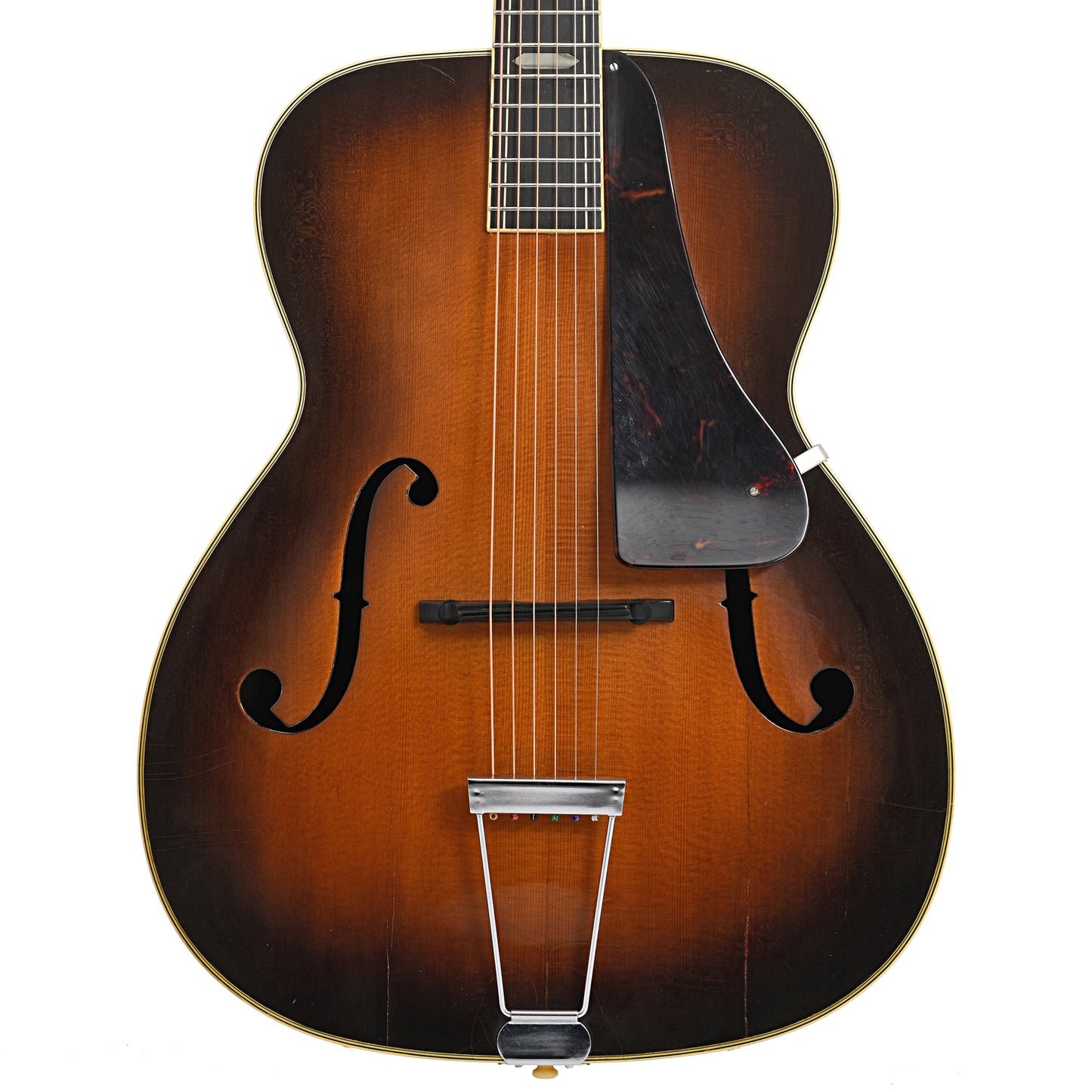 front of F-7 Archtop guitar