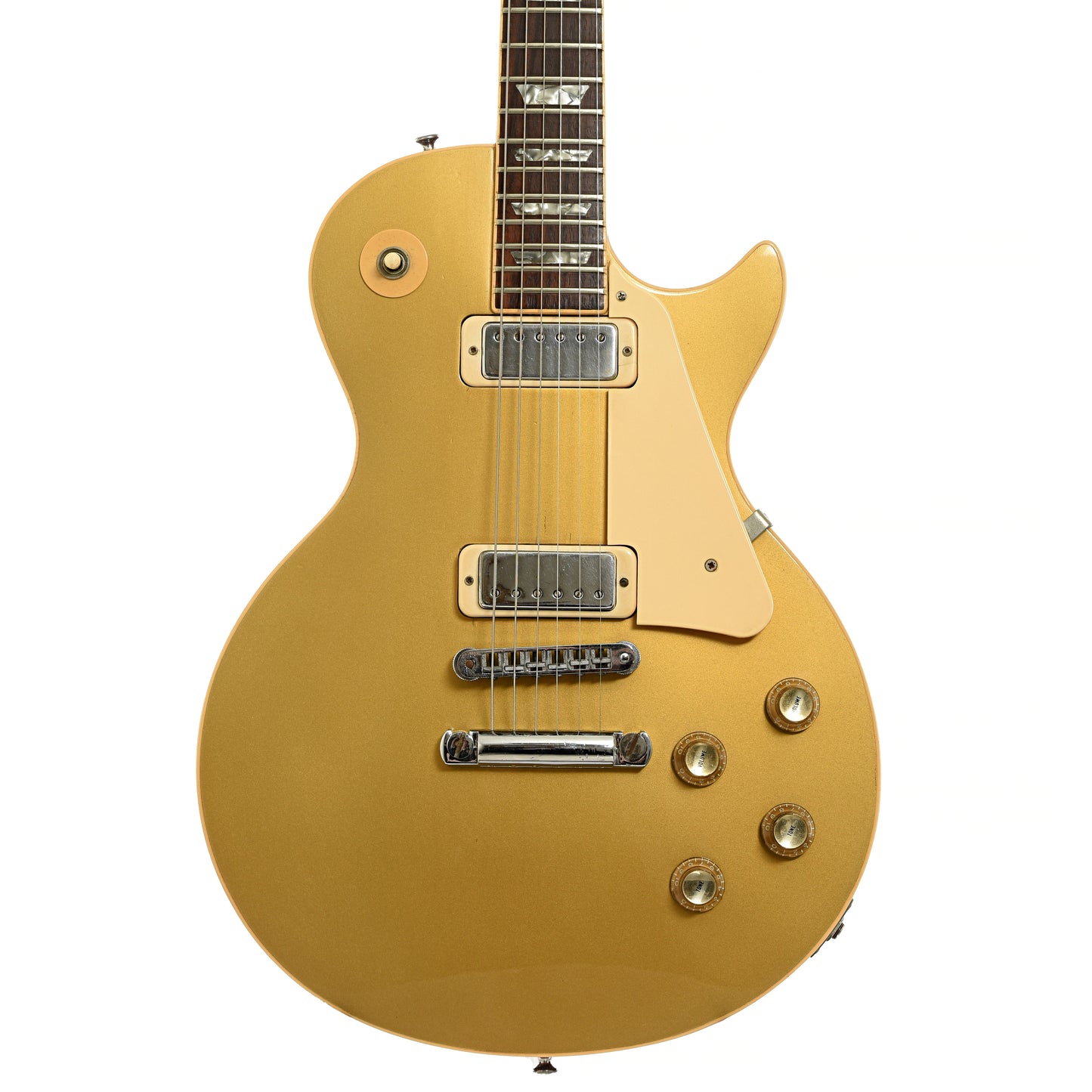 Front of Gibson Les Paul Deluxe Electric Guitar 