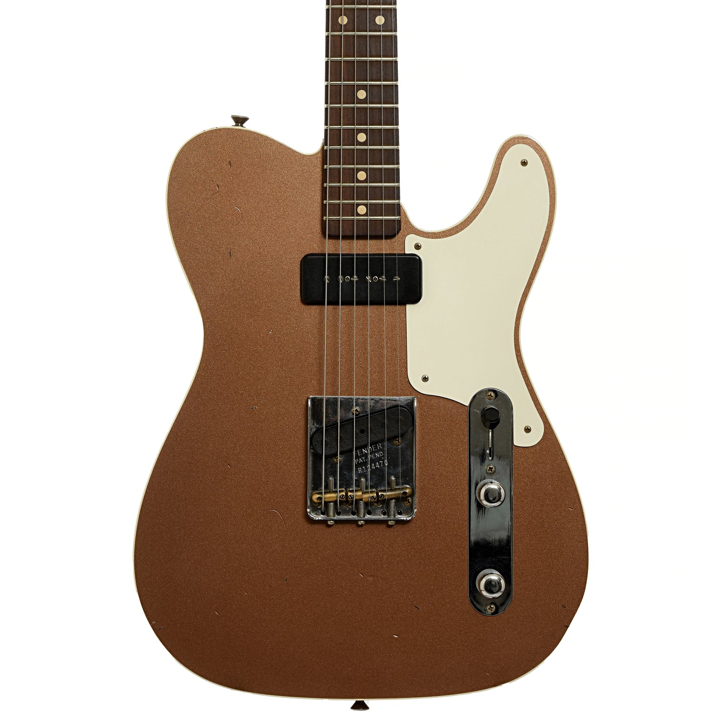 Front of Fender Custom Shop Maho Journeyman Relic Telecaster 