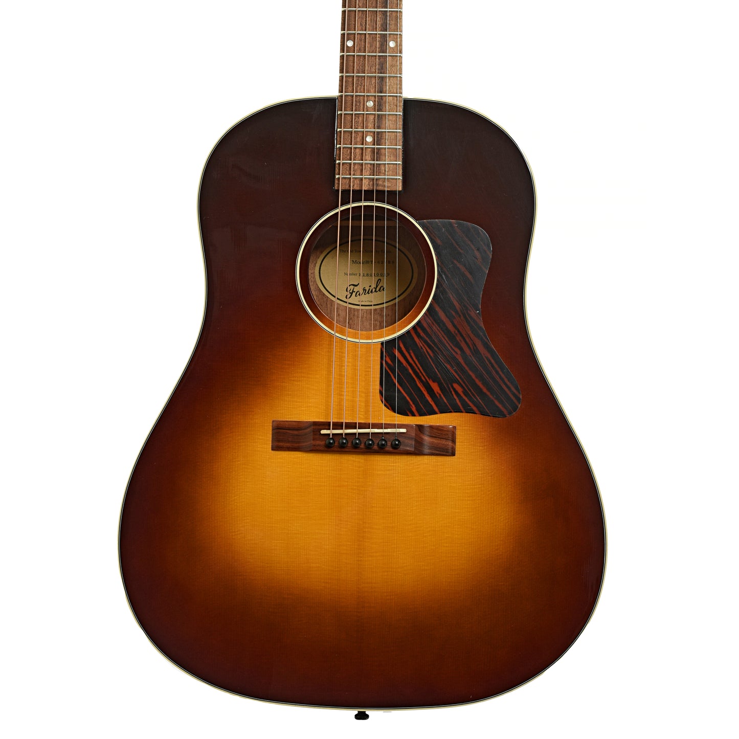 Front of Farida Holiday Pack, Solid Top Dreadnought Acoustic Guitar 