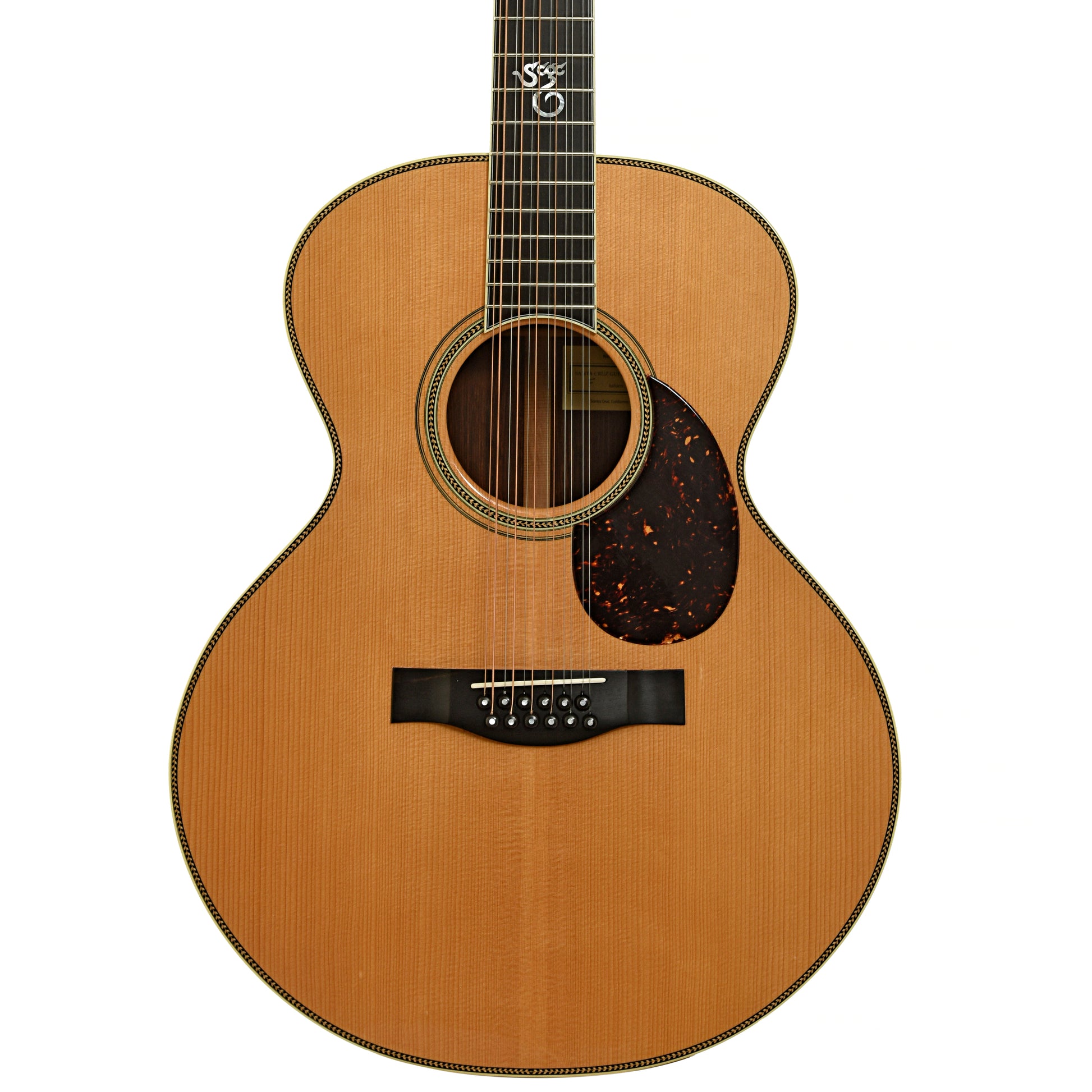 Front of Santa Cruz Brazilian F Custom 12-String Acoustic Guitar