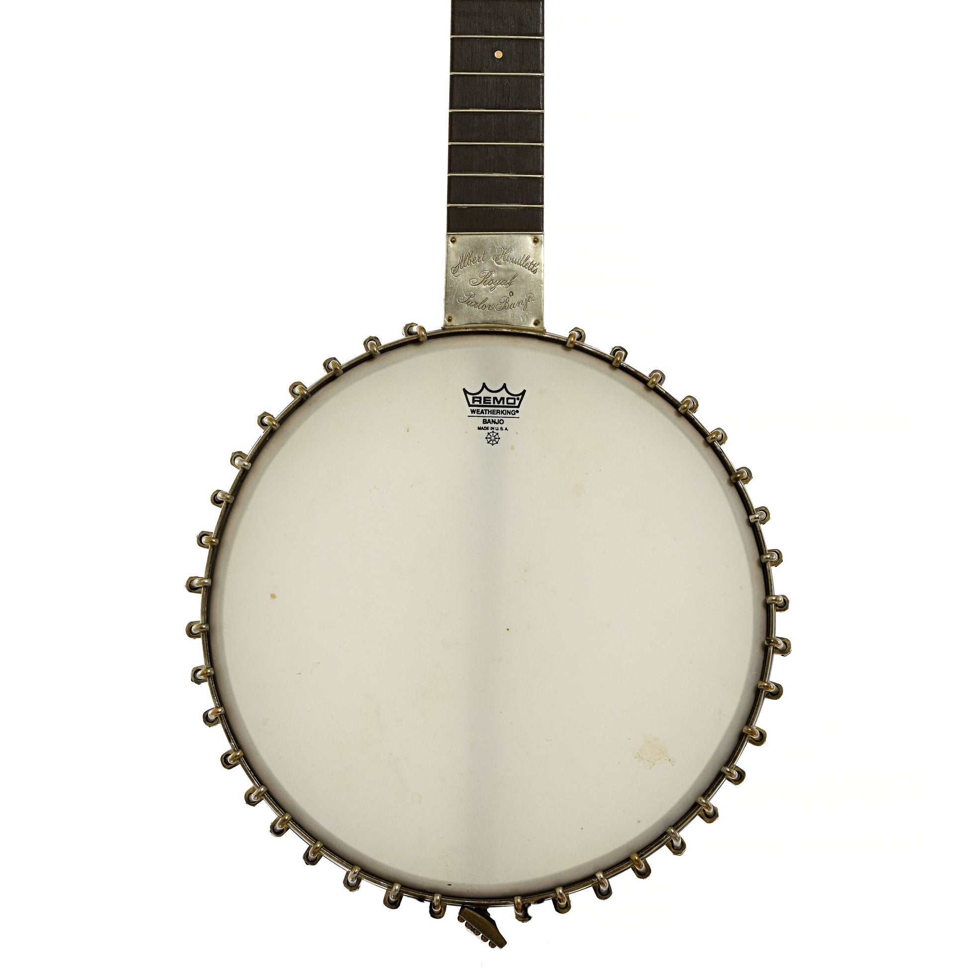 Front of Albert Houdlett & Sons “Royal Parlor Banjo” Openback Banjo
