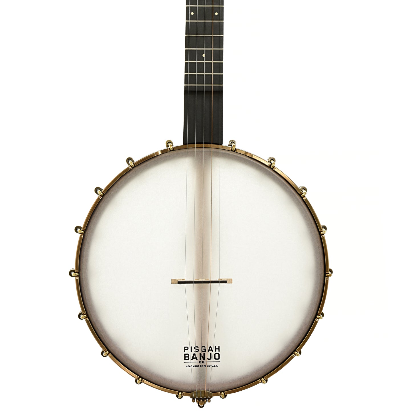 Front of Pisgah Roscoe 12" Lefthanded Openback Banjo