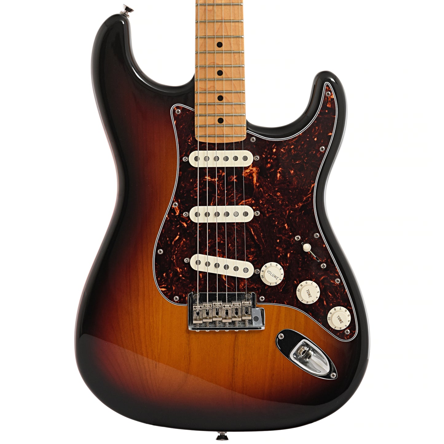 Front of Fender New American Standard Stratocaster