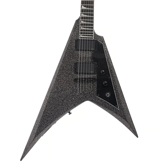 Front of ESP LTD KH-V Electric Guitar, Black Sparkle