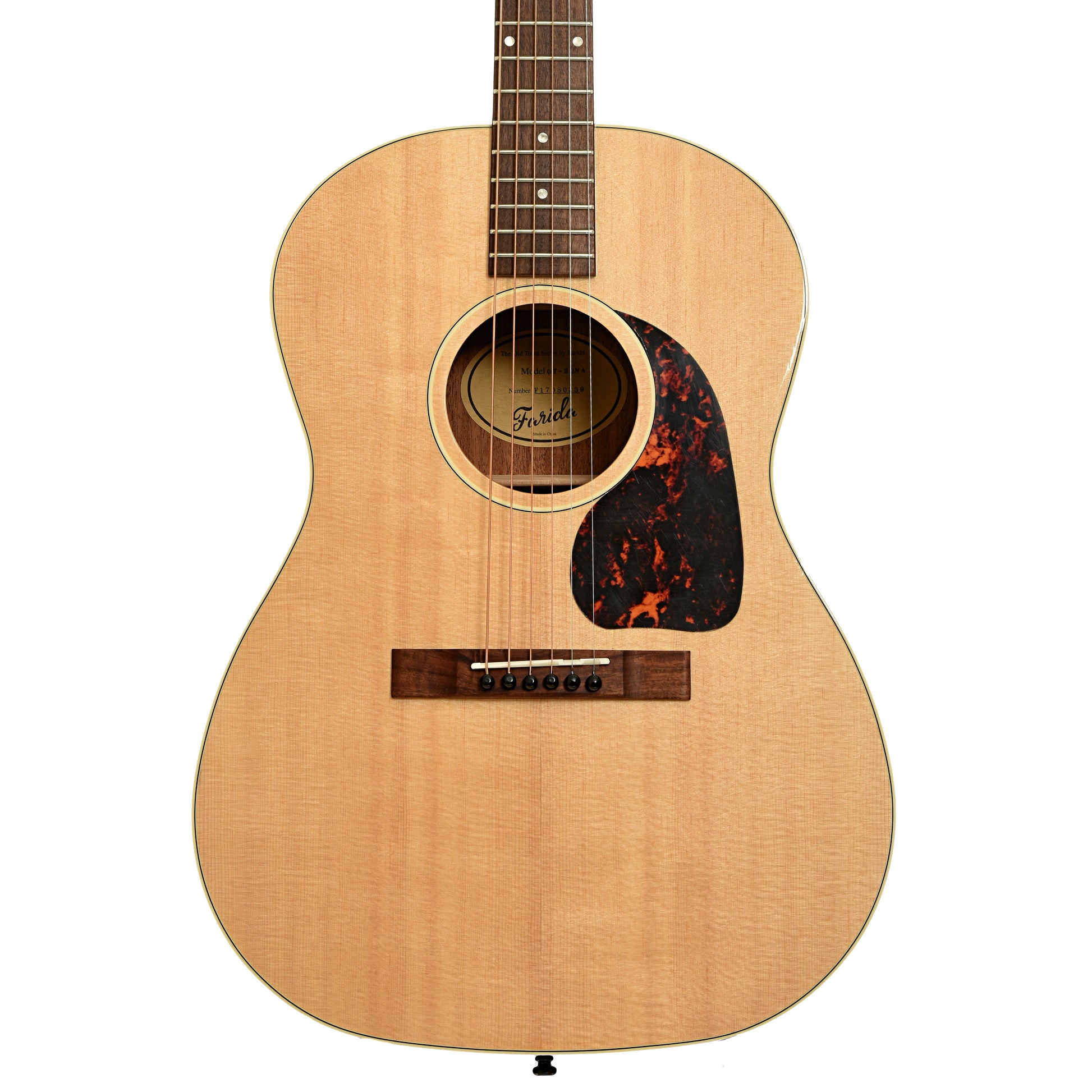 Front of Farida Old Town Series OT-22 NA Acoustic Guitar 