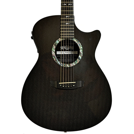 Front of Rainsong OM-1000 Acoustic-Electric Guitar