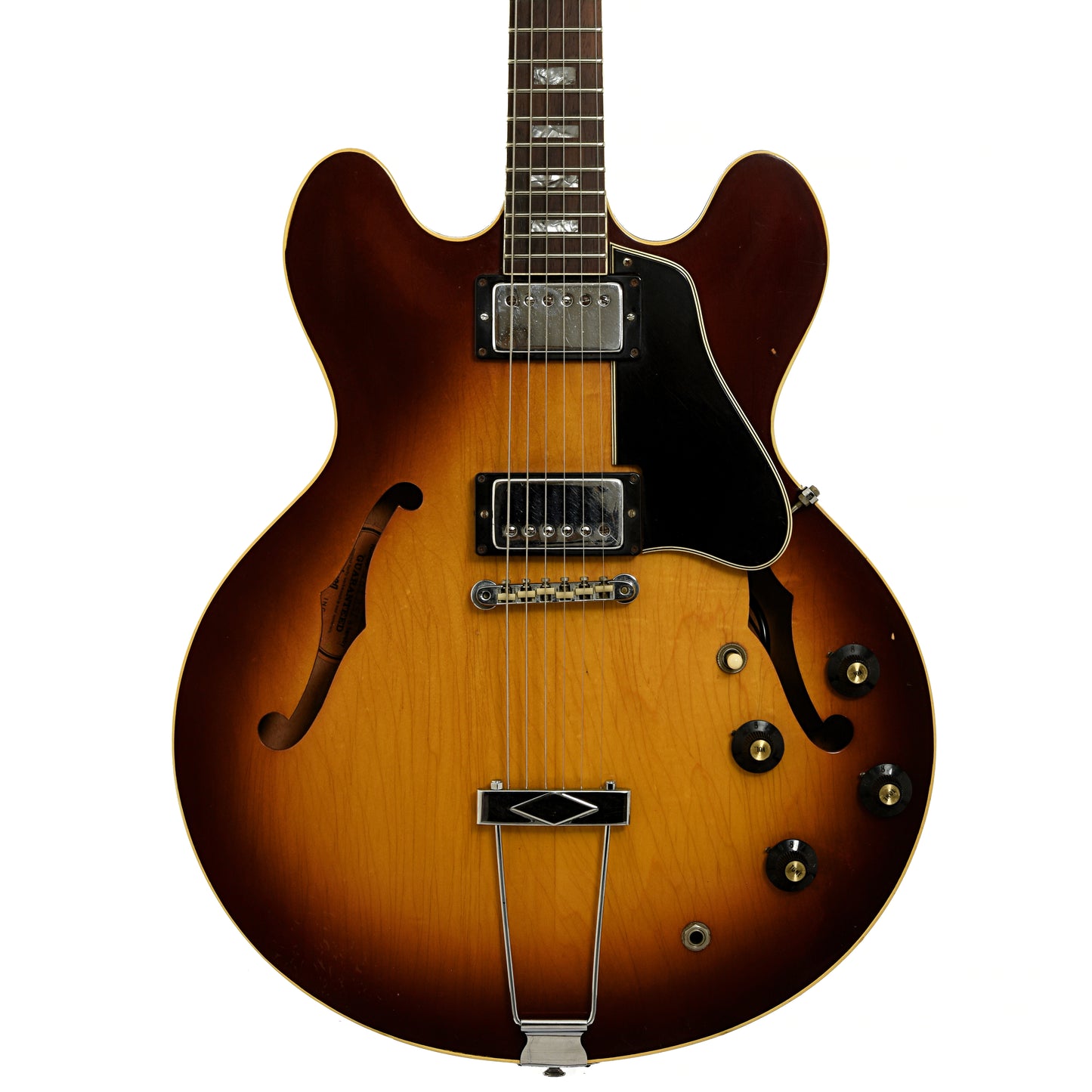 Front of Gibson ES-335 Hollowbody Electric Guitar 