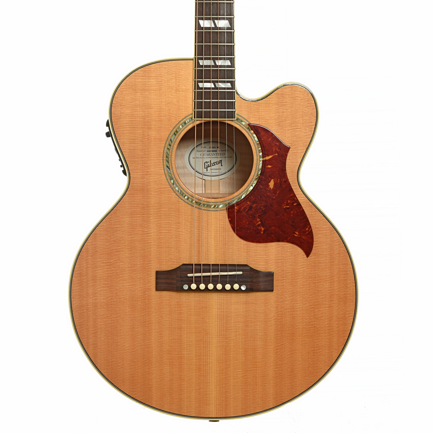 Front of Gibson J-165 EC Acoustic-Electric Guitar 