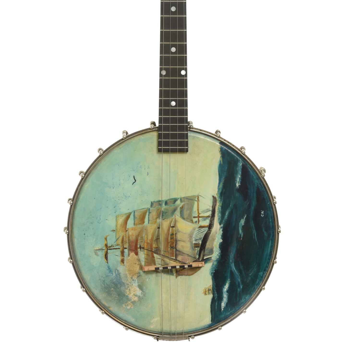 Front of Gibson TB-1 Trapdoor Tenor Banjo 