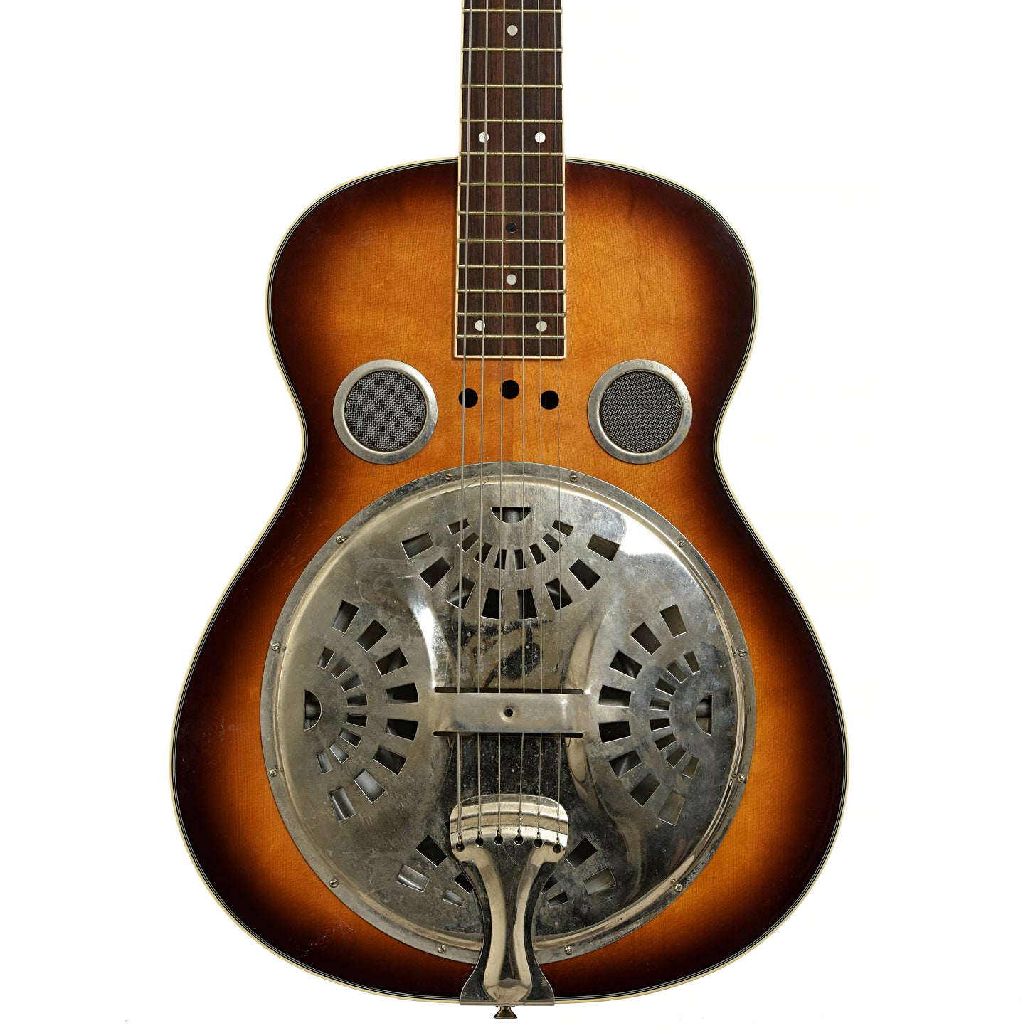 Front of Flinthill FHD100S Squareneck Resonator Guitar 
